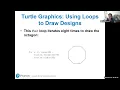 Ch408 Turtle Graphics using Loops