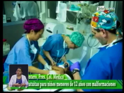 Realizarán 120 cirugías gratuitas de malformaciones