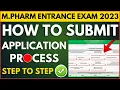 How to Apply for M Pharm Entrance Exam 2023 TN Medical Selection