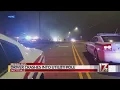 Fayetteville police chase ends in crash causing power outage road closure