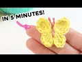 HOW TO CROCHET A BUTTERFLY Crochet these easy butterflies in seconds