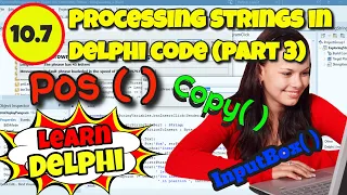 Learn Delphi Programming Unit 10 7 Exploring String Variables in Delphi Part 3