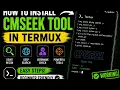 How To Install CMSeek Tool in Termux Crypto with Termux