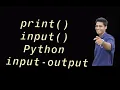 Python Tutorial for Beginners Part 3 Input-output operation in python print input