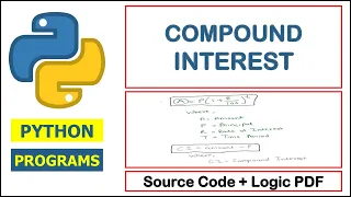 Python Program for Compound Interest Calculate Compound Interest in Python