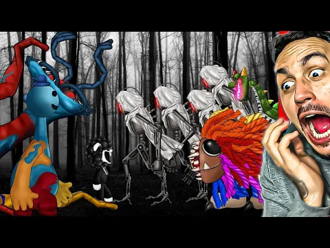 REAGINDO a Doey The Doughman vs Yarnaby, The Doctor, Pianosaurus, CatNap, Miss Delight. Animation.