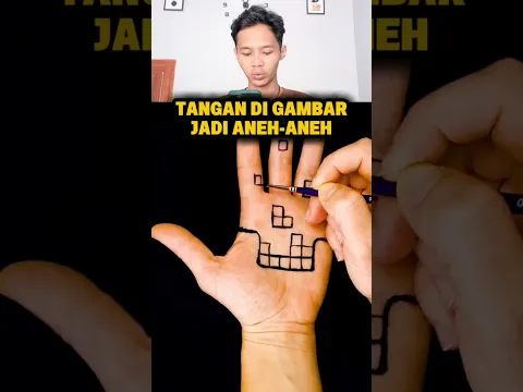 TANGAN DI GAMBAR JADI GAMBAR ANEH-ANEH!!! KOK BISA???