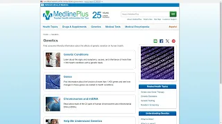 Getting Started with MedLine Plus