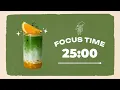 Download Lagu 🍊 Study with Me | Fresh Orange Matcha Latte | 25/5 Timer | Chill Vibes 🎶 | 2 Hour Deep Work