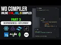 Create Online HTML CSS JavaScript Compiler with MERN Stack Part 3 Portfolio Project 2024