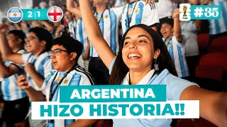 ARGENTINA VS INGLATERRA FUE UNA LOCURA 🇦🇷🏴󠁧󠁢󠁥󠁮󠁧󠁿🤯 *Reacción desde el ESTADIO*