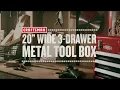20-IN Wide 3 Drawer Toolbox Tool Overview