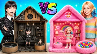 Tantangan Rumah Satu Warna! Makeover Kamar Merah Muda vs Hitam