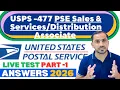 2026 Live Exam USPS VAE 477 Customer Service Clerk Visrtual Assisstant Assessment - part 1