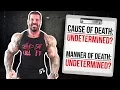 Rich Piana Autopsy Report CAUSE OF DEATH UNDETERMINED