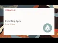Oracle CX Apps - Installing Apps