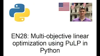 Multi-objective linear optimization using PuLP in Python