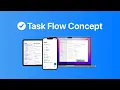 Task Flow Concept add tasks from multiple projects to My Task Flow