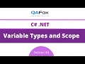 Variable types and their scope C Net - Session 43