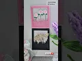 DIY Wall Frame Using Plastic Straws - Easy Aesthetic Recycled Craft Idea