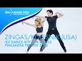 Lagu ZINGAS / KOLESNIK (USA) | Ice Dance Rhythm Dance | Finlandia Trophy 2025 | #GPFigure