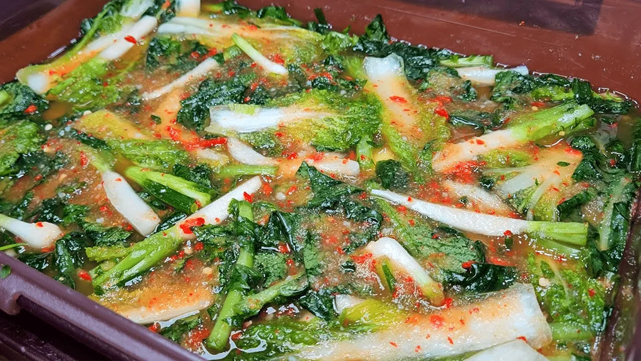 얼갈이 열무물김치