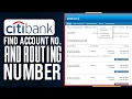 How To Find Citibank Account Number And Routing Number 2025 Update
