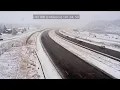 Slick roads multiple crashes block lanes force traffic delays in Parleys Canyon