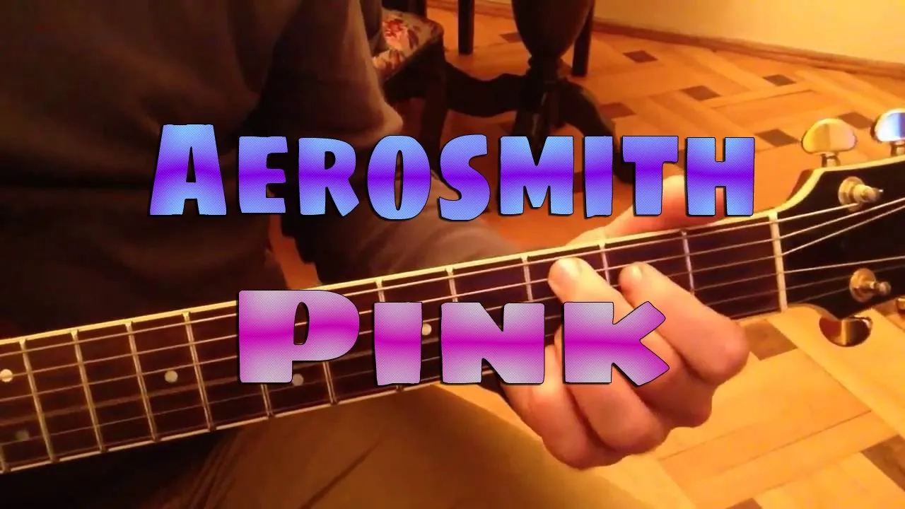aerosmith - pink (guitar lesson)