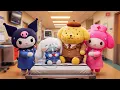Lagu Pompompurin \u0026 Cinnamoroll Got Sick… Melody \u0026 Kuromi Helped Them 😢💖🌸