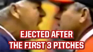 Manager gets ejected three pitches into playoff game a breakdown
