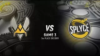 VIT vs. SPY - Third Place Match Game 3 | EU LCS Spring Finals | Team Vitality vs. Splyce (2018)