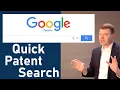 Simple Patent Search Using Google Patents