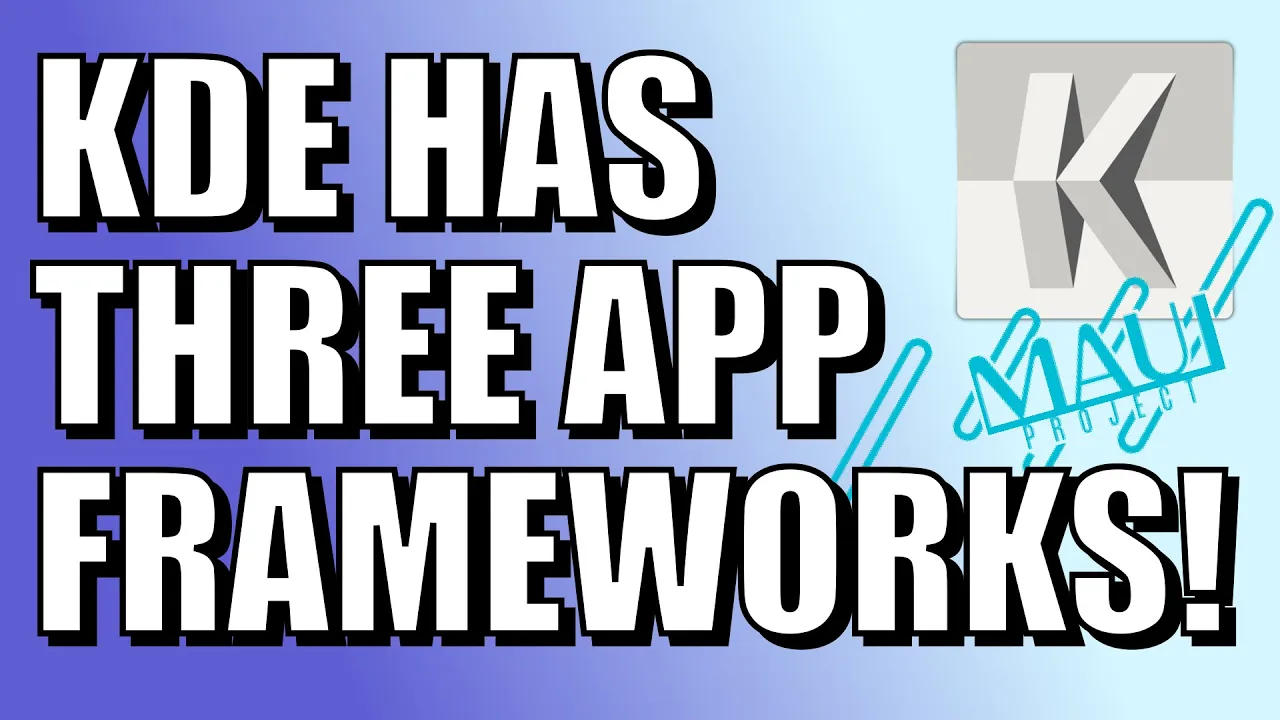 The THREE TYPES of KDE APPS!