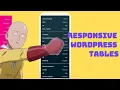 Is this WordPress Tables Plugin Better than TablePress WordPress responsive table