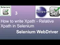 Selenium Beginner Tutorial 3 - How to take Xpath Relative Xpath in Selenium