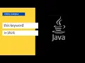 this keyword in java malayalam this keyword malayalam this java malayalam Code eureka