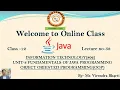 Wrapper Class Java Programming Class-12 Lecture No-58