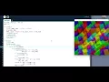 A 2D grid animation with Processing Python Mode