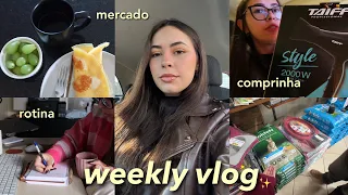 weekly vlog grocery shopping as a couple college internship u0026 planning