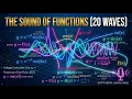 The Sound of 20 Mathematical Functions Graph Sonification Wave Animation