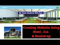 Creating Website Using Html CSS Bootstrap Student Management System Project Tutorial In PHP