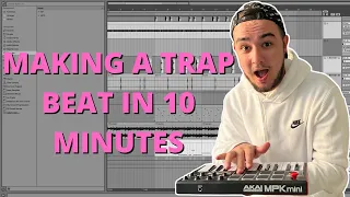 making a trap beat in 10 minutes