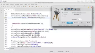 70 JAVA Swing GUI Chat Application
