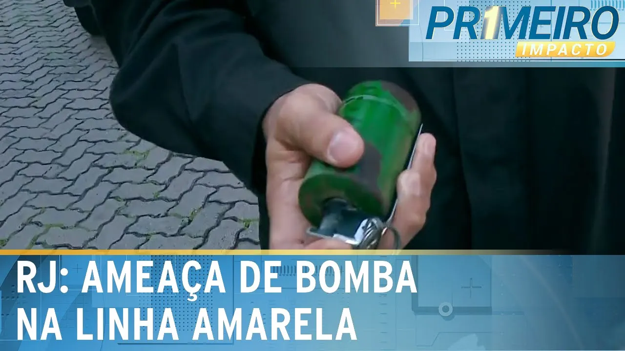 RJ: Artefato fecha Linha Amarela e esquadrão antibomba é acionado | Primeiro Impacto (19/09/23)