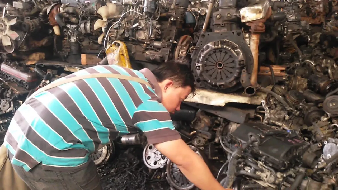 Mesin ex Singapur murah - junkyard Indonesia. 