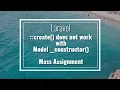 create function stops working after adding constructor in model - Laravel