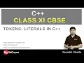 Computer Science for Class XI CBSE Tokens Literals MySirG com