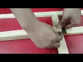 Wooden Easel Stand Installation