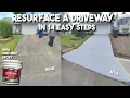 How To Resurface Driveways Step By Step Tutorial